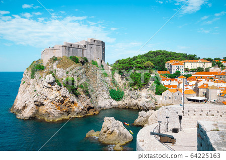 Lovrijenac St. Lawrence Fortress in Dubrovnik, Croatia 64225163