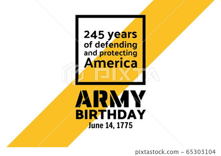 . Army Birthdays. Holiday concept. Template... - Stock Illustration  [65303104] - PIXTA