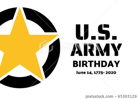 . Army Birthdays. Holiday concept. Template... - Stock Illustration  [65303129] - PIXTA