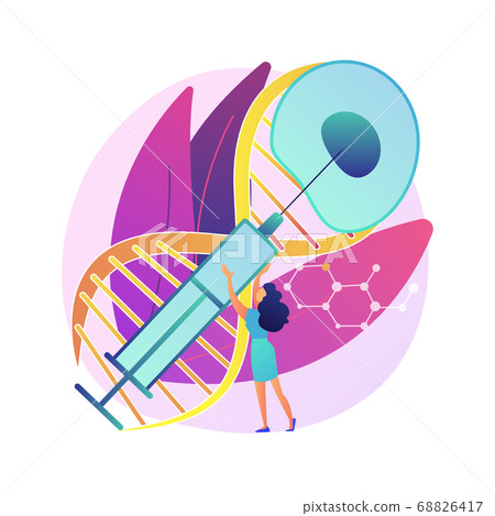 Artificial reproduction abstract concept vector illustration. 68826417