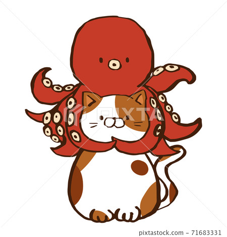 Octopus and cat 71683331