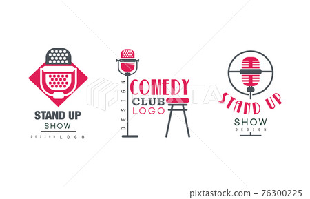 Comedy Club Logo Design Set, Stand up Show... - Stock Illustration  [76300225] - PIXTA