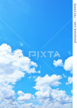 Summer blue sky and clouds 78534449