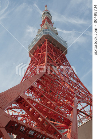 Tokyo Tower on a sunny day 80499734