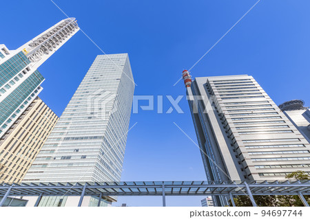 Saitama City, Saitama Prefecture Skyscrapers line the streets of Saitama Shintoshin on a sunny day 94697744