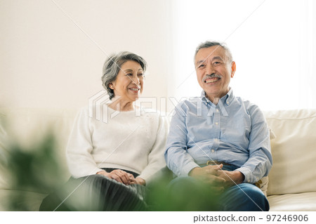 Senior couple with a smile 97246906