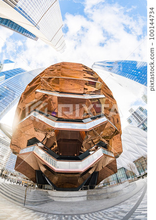 Vessel at Hudson Yards in New York 100144734