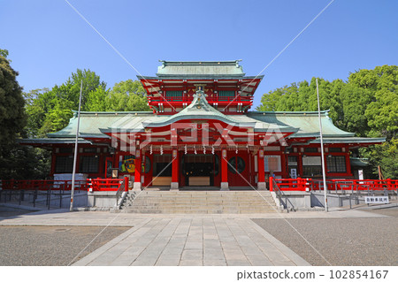 Main building of Tomioka Hachimangu Shrine 102854167