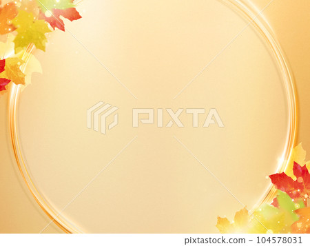 autumn sparkling image frame 104578031