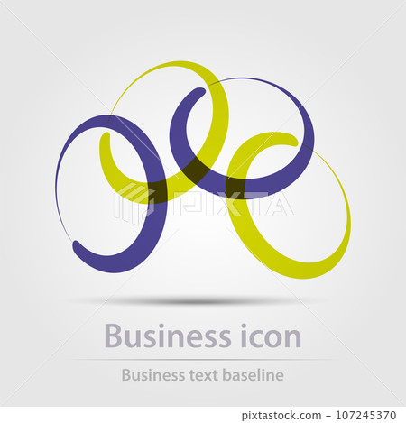 Originally designed vector  color business icon 107245370