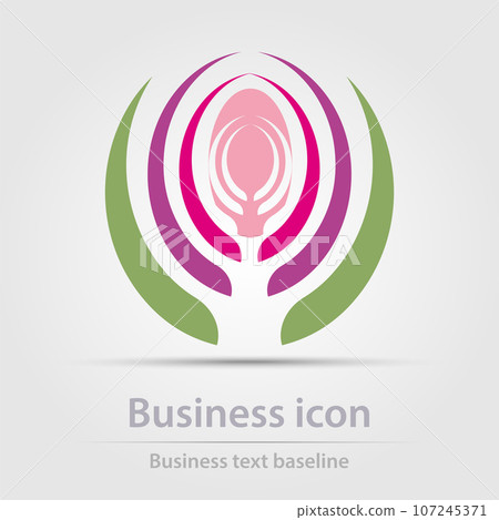 Originally designed vector  color business icon 107245371