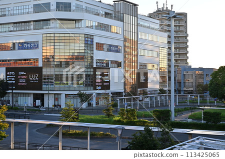 Shopping mall in front of JR Tsujido Station 113425065