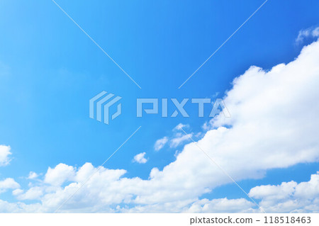 Summer blue sky and clouds 118518463