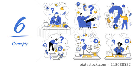 Innovation strategy vector illustration. Progress in intelligent occupation is golden path leading to treasure chest innovation strategy Control is sweet fruit harvested from orchard meticulous 118688522