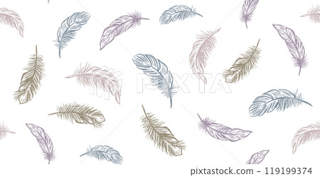 feather, vector, pattern 119199374