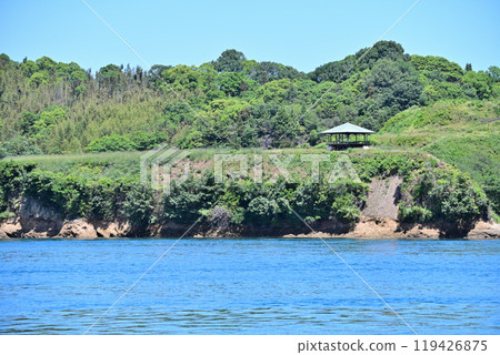 村上海軍駐地島波海道上漂浮的野島城 119426875