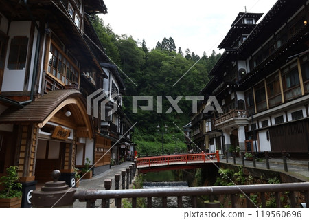 銀山溫泉懷舊街景【日本山形】 119560696