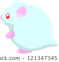 albino hamster 121347345