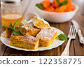 Healthy Cottage Cheese and Pumpkin Dessert 122358775