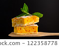 Homemade Cottage Cheese Casserole with Pumpkin 122358778