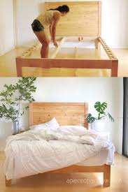 Diy Bed Frame Wood Headboard 1500 Look For 100 A Piece Of Rainbow Do you have a rickety metal bed frame? diy bed frame wood headboard 1500