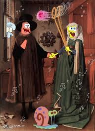 Hier kannst du sie vorschlagen! The Arnolfini Wedding Spongebob Squarepants Art Art Parody Renaissance Art