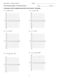 B) the amplitude of the purple function is a whole. 30 Graphing Trig Functions Practice Worksheet With Answers Worksheet Resource Plans