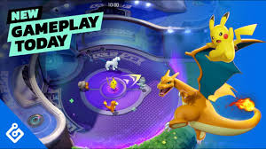 During battles, players will cooperate with teammates to catch wild pokémon, level up and evolve their own pokémon, and defeat opponents' pokémon while trying to earn more points than the opposing team within the allotted time. Pokemon Unite New Gameplay Today Youtube