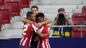 Atletico madrid are two points ahead of real madrid heading into the final day; Atletico Madrid Hit Granada 6 1 Suarez Scores On Debut