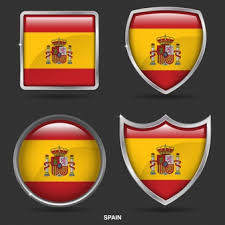 Spanish flag colors, history and symbolism of the national flag of spain. Free Vector Spanish Icons Background Design