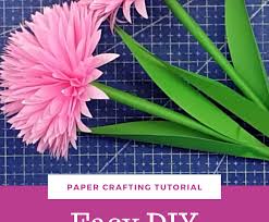 Paper flowers very very easy paper craft. Easy Diy Handmade Paper Flowers Paper Craft Paperpapers Blog