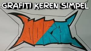 .ayuuh ikutan teman teman tunjukin bakat kalian. Tutorial Grafiti Simpel Keren Youtube