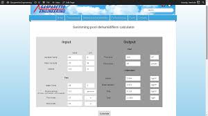 Swimming Pool Dehumidifier Calculator Gasparetto Engineering