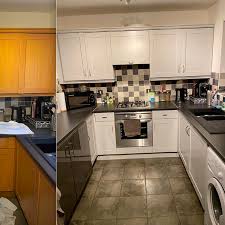 woman transforms her entire kitchen for