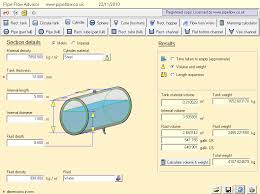 If the tank and plate are 4 ft wide, determine the horizontal and vertical components of transcribed image text from this question. Tank Volume Tank Weight Calculations