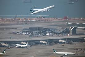 To access, proceed through security checkpoint a and turn left. Cathay Pacific Flies Fewer Than 600 Passengers A Day On Average Bloomberg