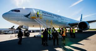 Cathay pacific airways ltd is a company mainly engaged in the provision of international passenger and cargo air transportation. Pit Welcomes First Cargo Flight From Cathay Pacific Blue Sky Pit News Site