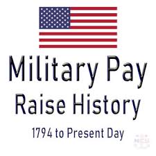 U S Military Pay Raise History 1794 To Present Day