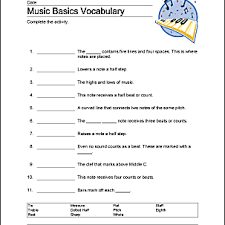 200 music distance learning music worksheets: Basic Music Theory Worksheets For Home Schooling