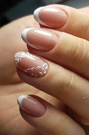 Hey future brides, checkout the following 19 gorgeous bridal nail ideas. Stunning Lace Bridal Nail Ideas Emmalovesweddings