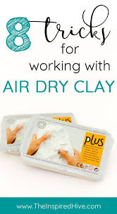 This recipe for air dry clay can be made with ingredients you probably already have around the house. 8 Best Tips And Tricks For Air Dry Clay Diy Air Dry Clay Clay Crafts Air Dry Air Dry Clay Projects