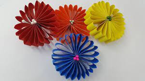 Maybe you would like to learn more about one of these? How To Make A Paper Flowers Very Easy And Simple Paper Crafts Diy Room Decoration Ideas Wall Decor Youtube