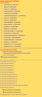 If you don't see any interesting for you, use our search form on bottom ↓. Kcse 2018 Knec Report Kcpe Kcse