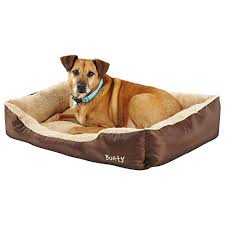 Joyelf xlarge memory foam dog bed, orthopedic dog bed & sofa with removable washable cover and squeaker toy as gift. Top 10 Best Dog Beds 2021 Review