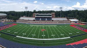 A football field is 100 yards long with two end zones, 10 yards (or 30 feet) deep, on each end. Robins Stadium Facilities University Of Richmond Athletics