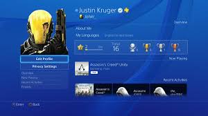 With the launch of firmware 4.5 the ps4 received the ability to use your own wallpaper. Justin Kruger On Twitter Cool Little Check Mark Next To My Ps4 Profile Even Though My Trophy List Is Sad Ps4share Http T Co Wxgs1mydfb