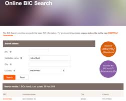 Swift code is a standard format of bank identifier codes (bic) and it is unique identification code for a particular bank. Complete List Of Swift Codes And Bank Codes In Philippines