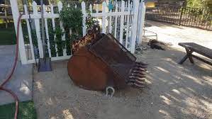 Instead, use that time to build our rustic log benches. A Fire Pit Made Out Of An Excavator Bucket Mildlyinteresting