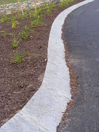 Stamped concrete is a poor choice for a driveway and any area on which cars are driven or parked. Garden Driveway Edging Swenson Granite North America