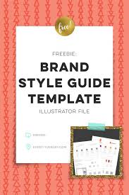 Maybe you would like to learn more about one of these? Freebie Brand Style Guide Template Every Tuesday